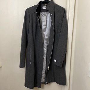 Grey Calvin Klein peacoat